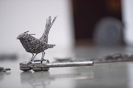 tubboat, bouqet, stool, pistol, grackle, chains, bear, american steel, bisbee, john, cmca, nails, art, sculpture, political art